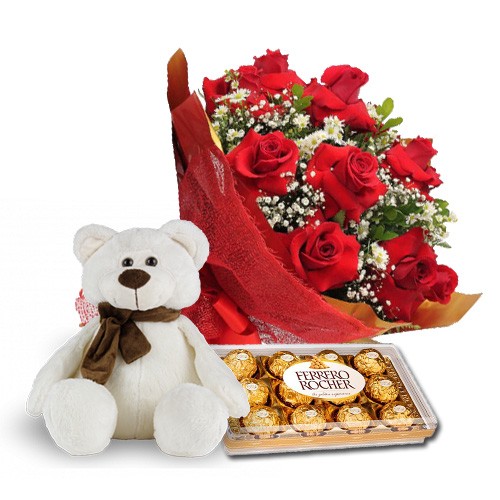 Kit Buquê de Rosas Apaixonado
